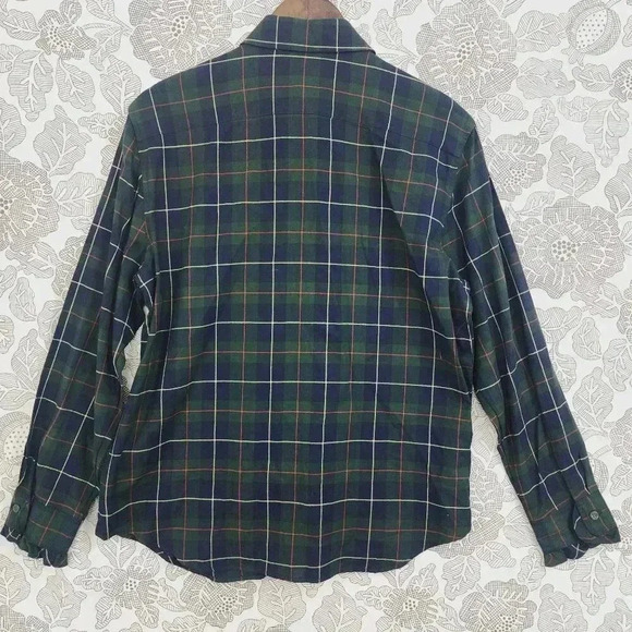 Jones New York Sport Womens Ruffled Plaid Button-Down Shirt M - Picture 2 of 7